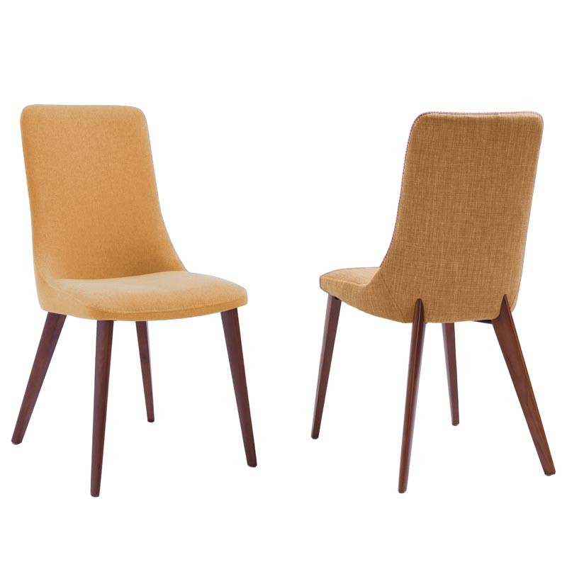 Lot de 2 chaises LINDA Curry