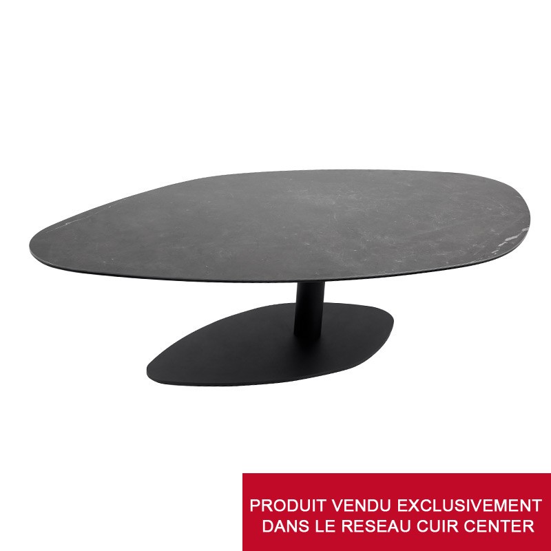 Table basse LIZA plateau céramique Shadow